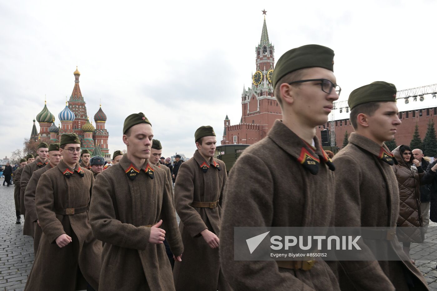 Russia WWII Historical Parade Anniversary