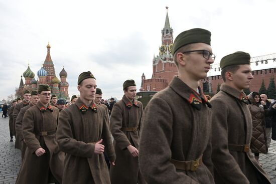 Russia WWII Historical Parade Anniversary