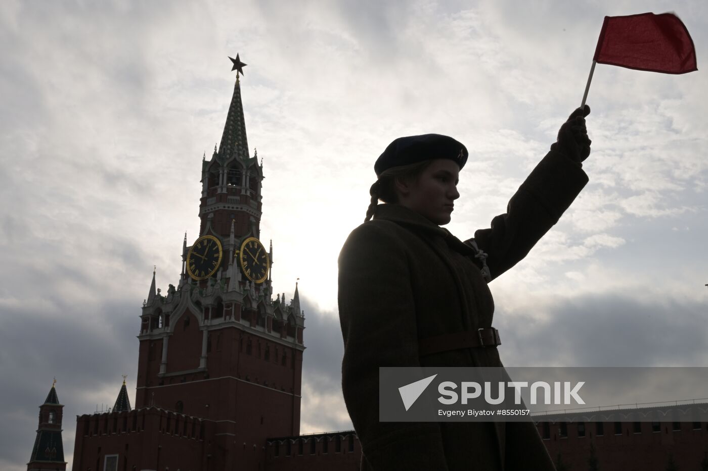 Russia WWII Historical Parade Anniversary