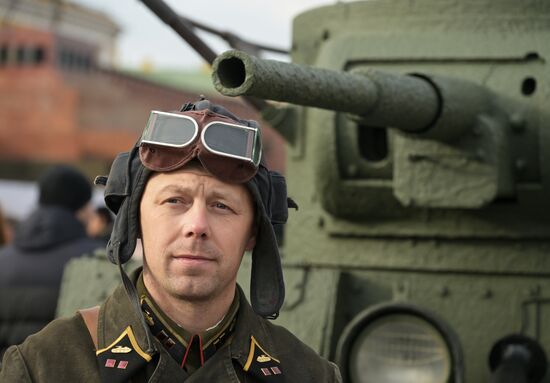 Russia WWII Historical Parade Anniversary