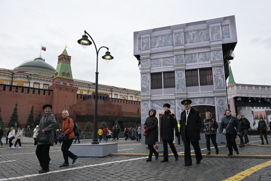Russia WWII Historical Parade Anniversary