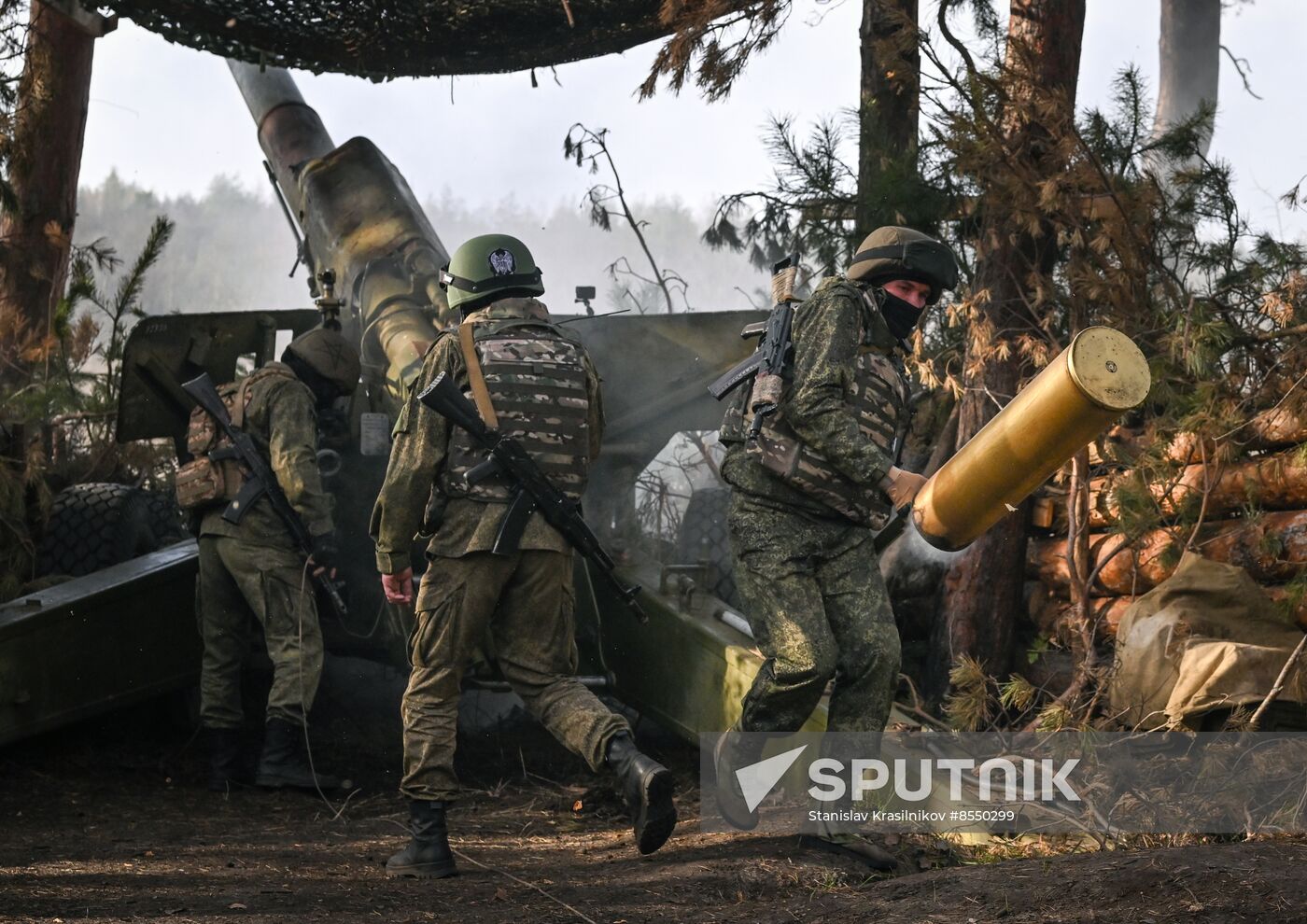 Russia Ukraine Military Operation Howitzers