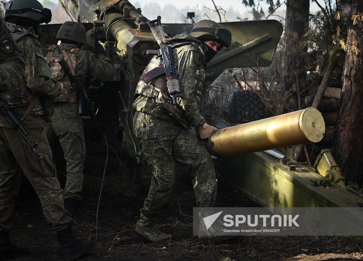 Russia Ukraine Military Operation Howitzers