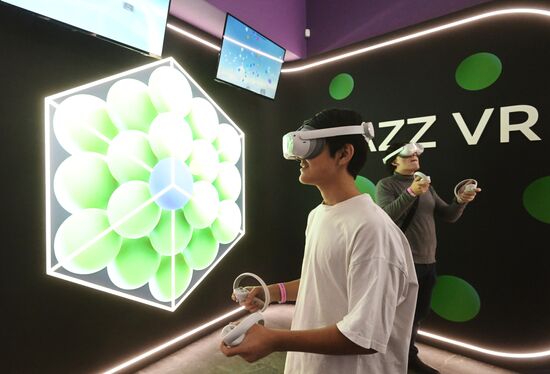 International RUSSIA EXPO forum and exhibition. Pavilion No. 2, Sber Pavilion. Location: Russia, Moscow. Author: Kirill Kallinikov/Sputnik. International RUSSIA EXPO forum and exhibition
