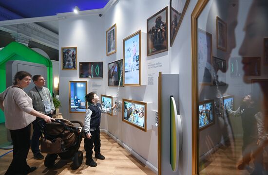 International RUSSIA EXPO forum and exhibition. Pavilion No. 2. Sber Pavilion. Location: Russia, Moscow. Author: Kirill Kallinikov/Sputnik. International RUSSIA EXPO forum and exhibition