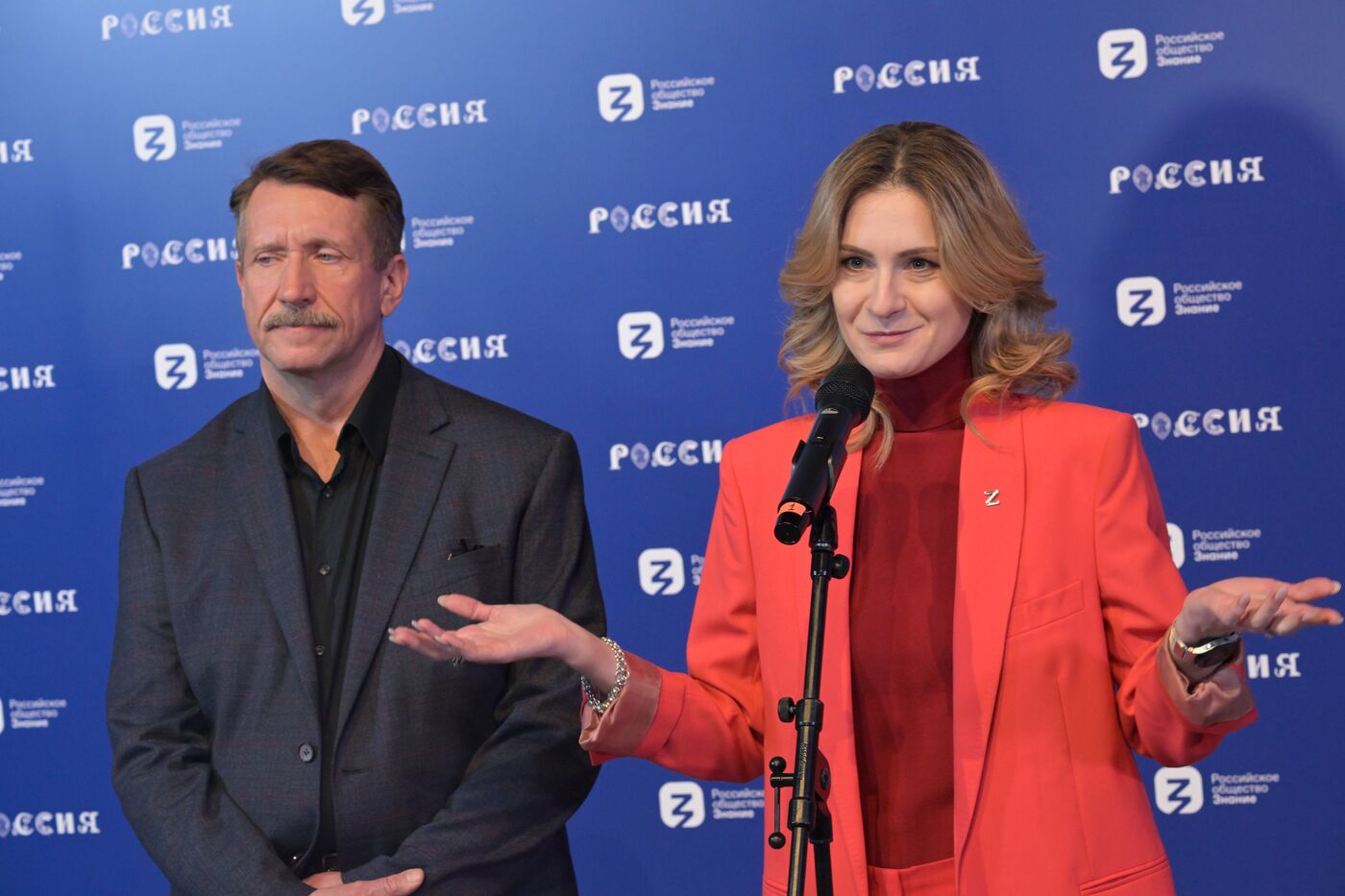 International RUSSIA EXPO Forum and Exhibition. Press scrums