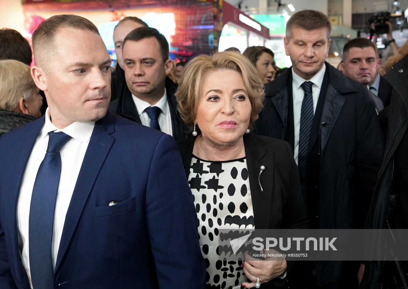 Federation Council Chairwoman Valentina Matviyenko attends RUSSIA EXPO exhibition at VDNKh