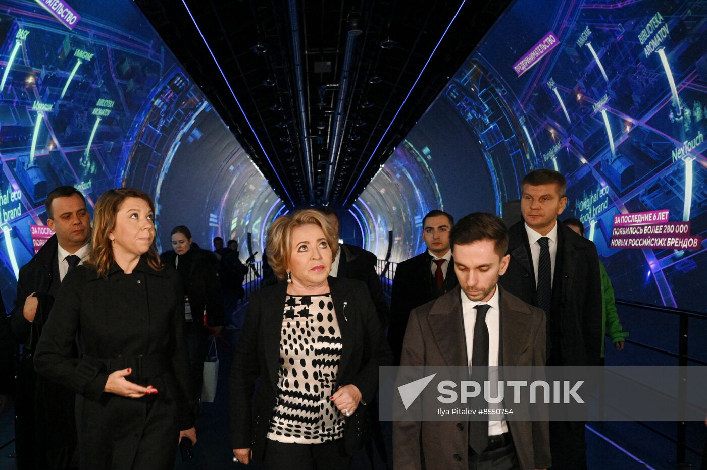 Federation Council Chairwoman Valentina Matviyenko attends RUSSIA EXPO exhibition at VDNKh