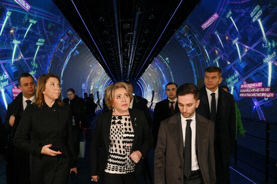 Federation Council Chairwoman Valentina Matviyenko attends RUSSIA EXPO exhibition at VDNKh