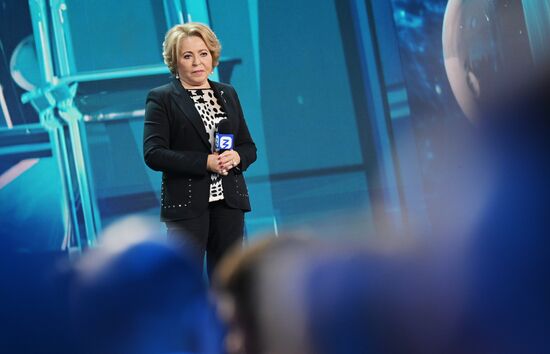 Federation Council Chairwoman Valentina Matviyenko attends RUSSIA EXPO exhibition at VDNKh