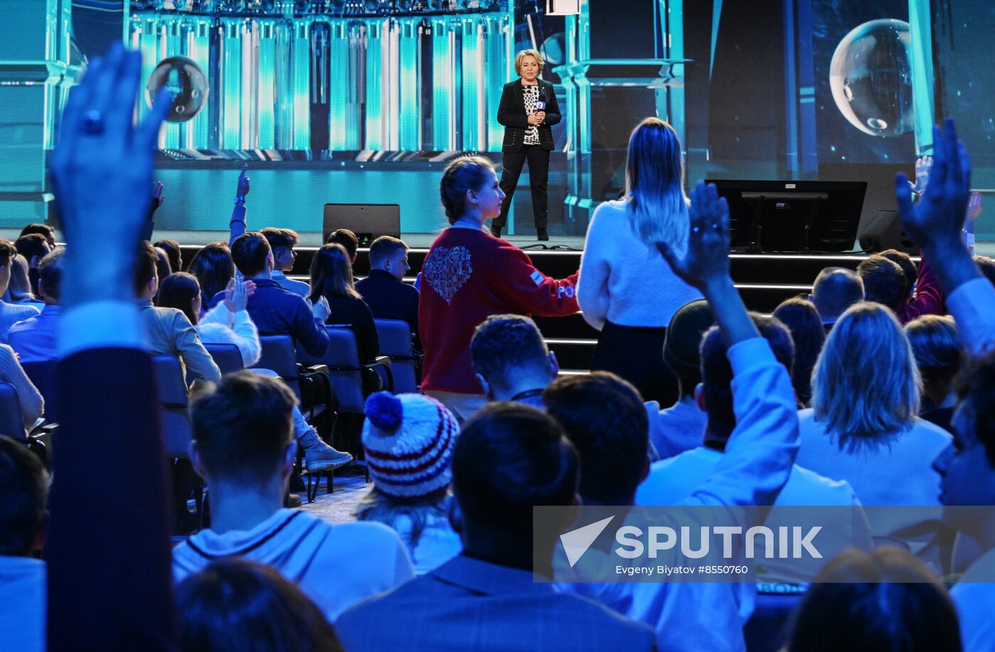 Federation Council Chairwoman Valentina Matviyenko attends RUSSIA EXPO exhibition at VDNKh