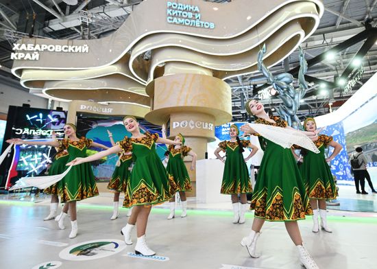 The International RUSSIA EXPO forum and exhibition. The Khabarovsk stand at Pavilion No. 457. Location: Russia, Moscow. Author: Kirill Zykov/Sputnik. RUSSIA EXPO