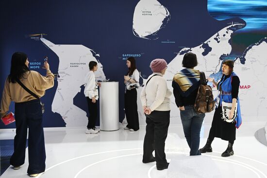The International RUSSIA EXPO forum and exhibition. The Yamal-Nenets Autonomous Area's stand. Pavilion No. 457 Location: Russia, Moscow. Author: Kirill Zykov/Sputnik. RUSSIA EXPO