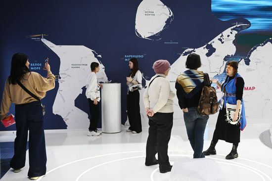 The International RUSSIA EXPO forum and exhibition. The Yamal-Nenets Autonomous Area's stand. Pavilion No. 457 Location: Russia, Moscow. Author: Kirill Zykov/Sputnik. RUSSIA EXPO