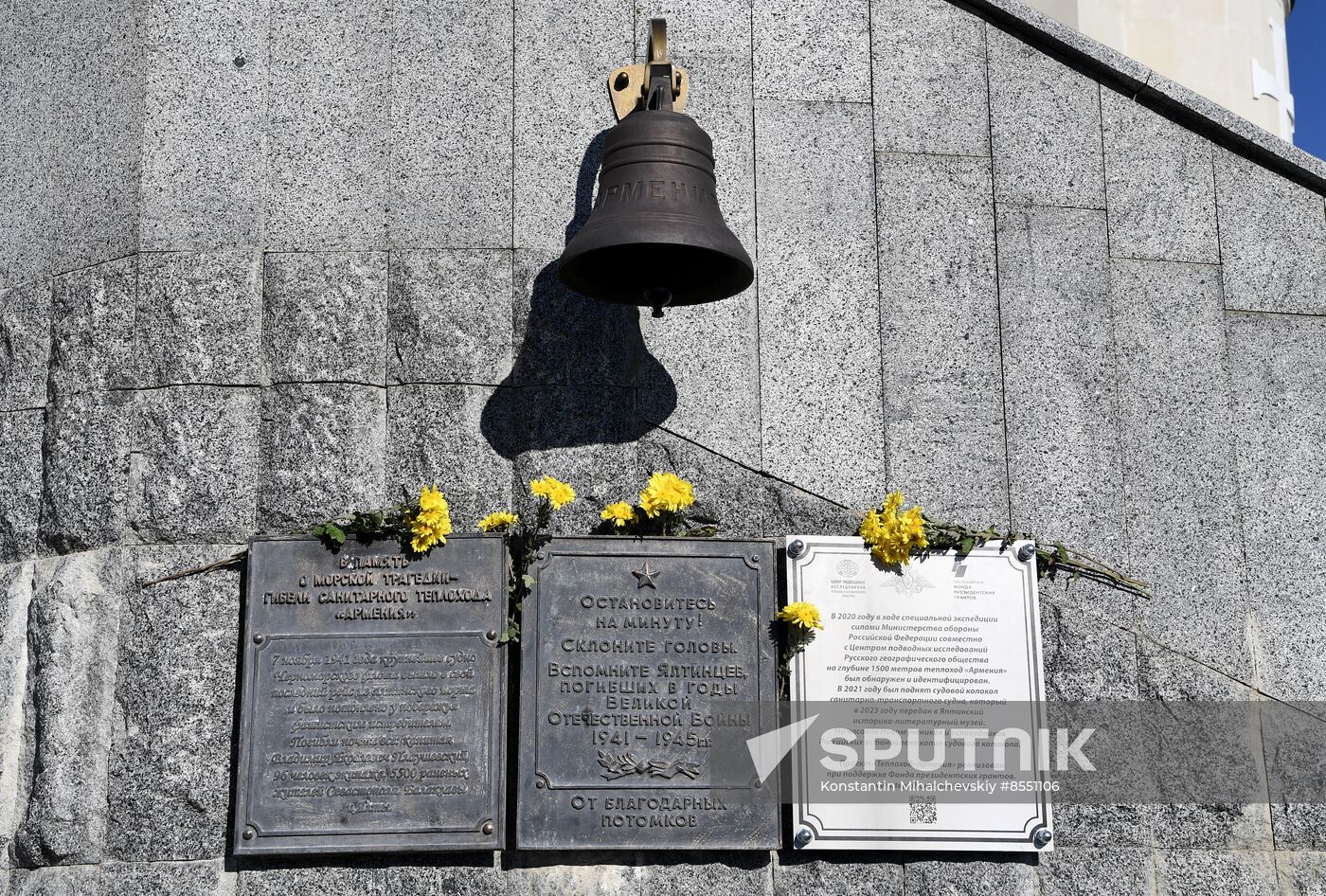 Russia WWII Hospital Ship Sinking Anniversary