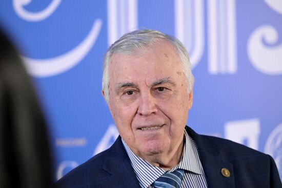 International RUSSIA EXPO forum and exhibition. Media scrums