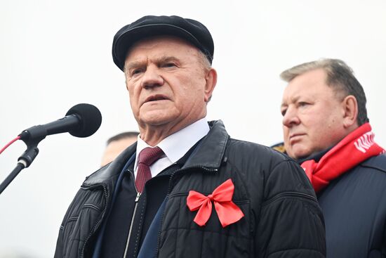 Russia October Revolution Anniversary
