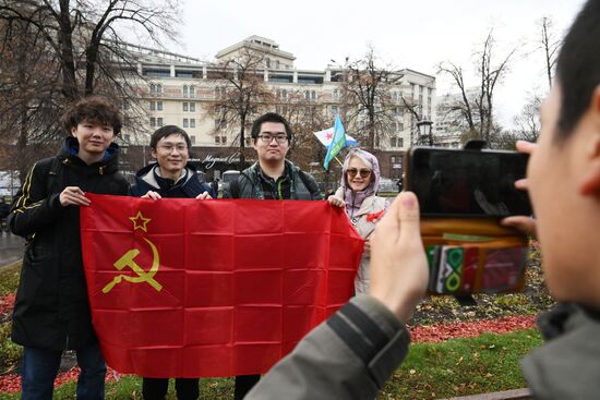 Russia October Revolution Anniversary