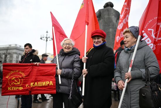 Russia October Revolution Anniversary