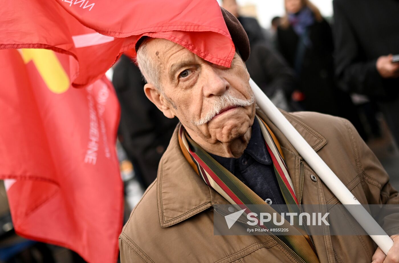 Russia October Revolution Anniversary