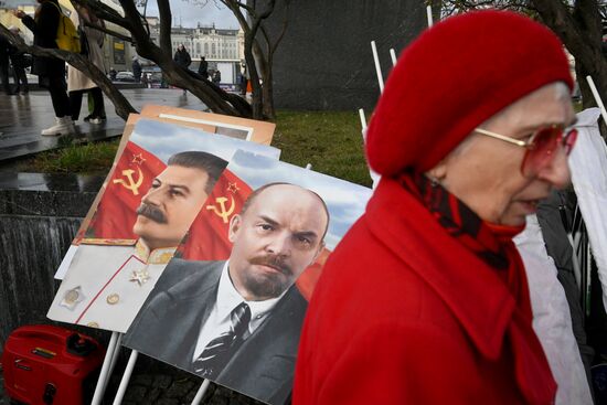 Russia October Revolution Anniversary