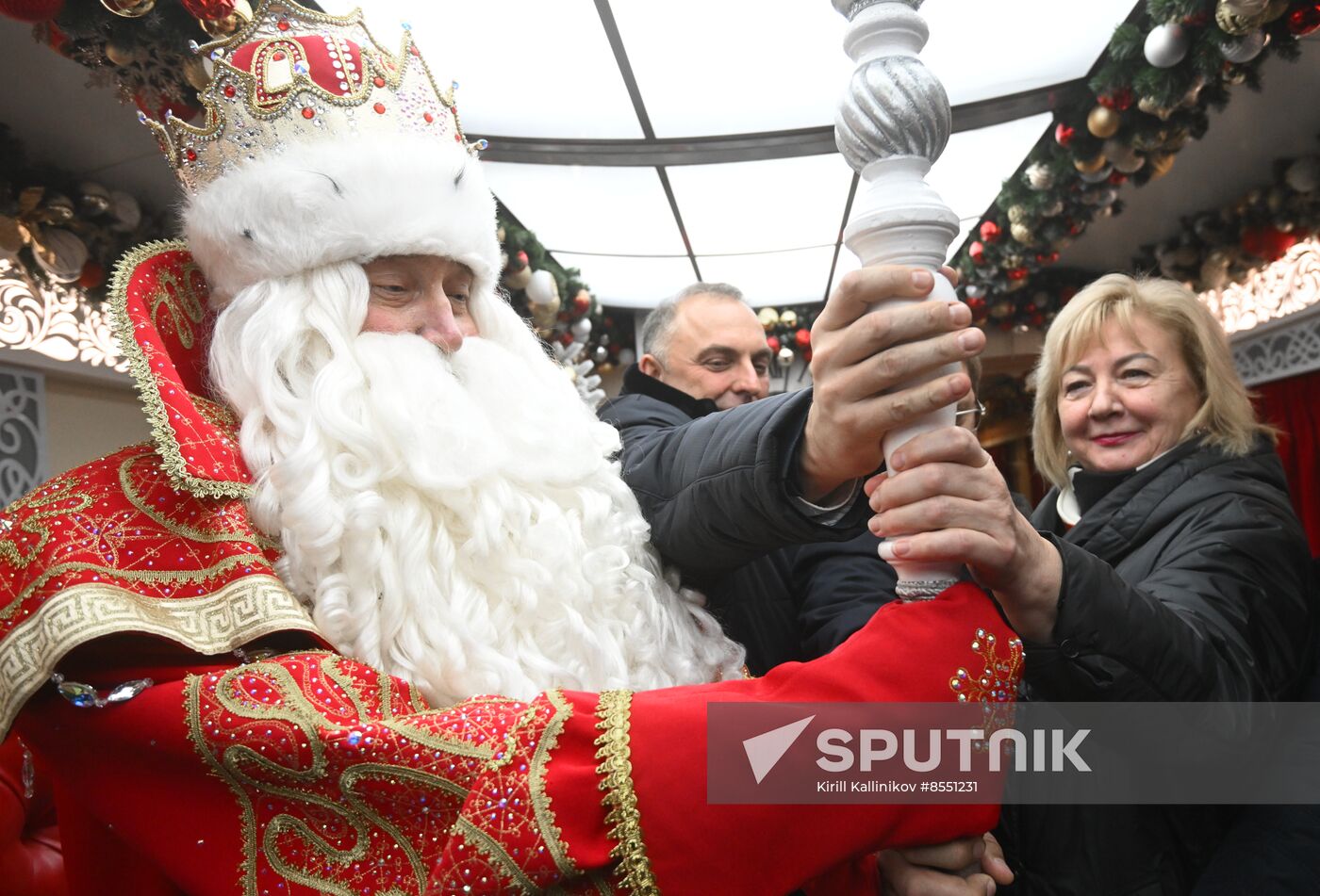 Russia New Year Season Father Frost