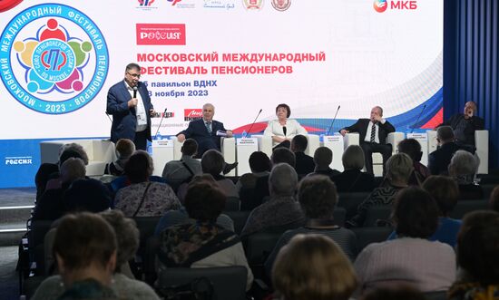 International RUSSIA EXPO forum and exhibition.  Moscow International Festival of Retired Persons