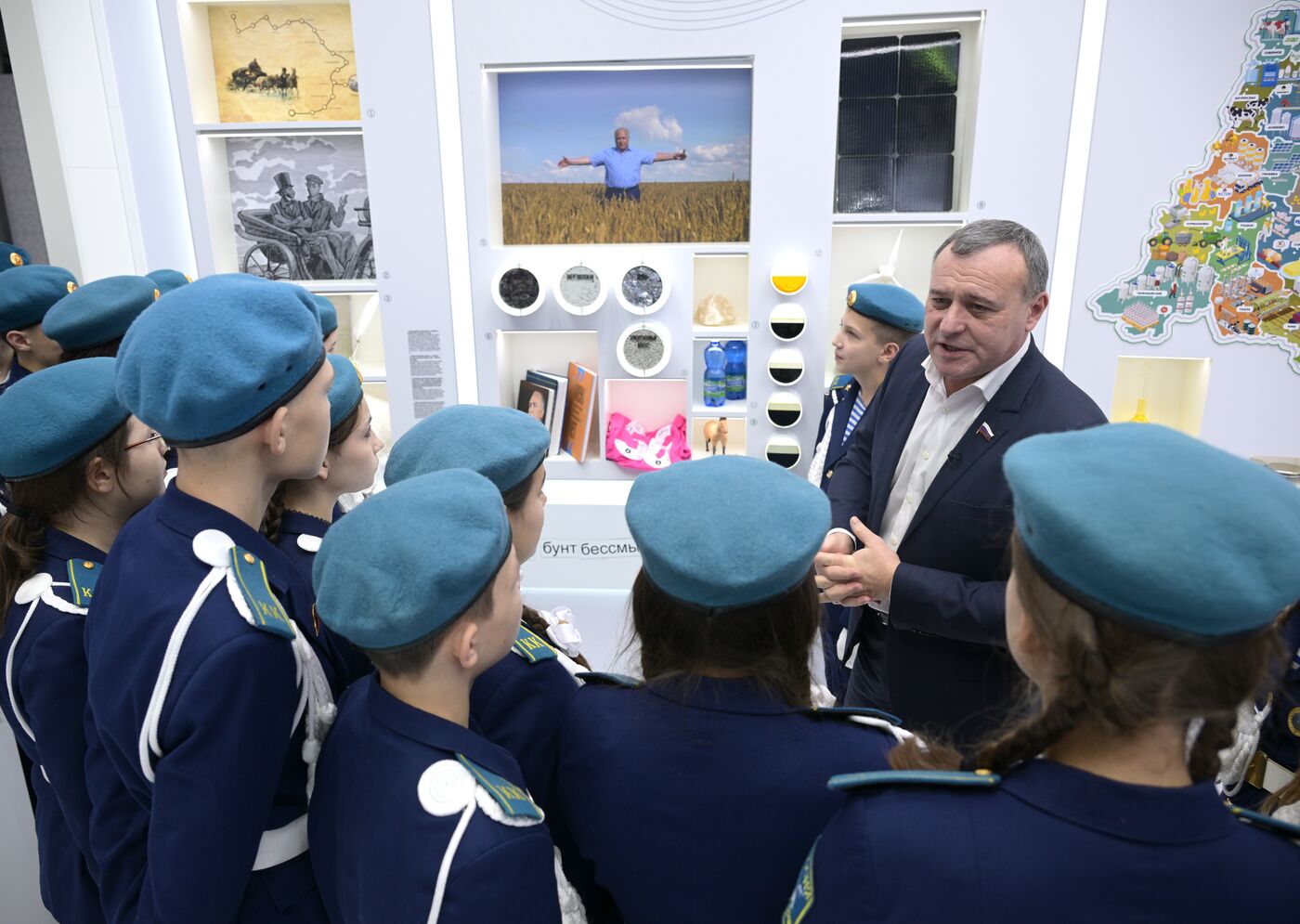 International RUSSIA EXPO forum and exhibition. Meeting with deputies