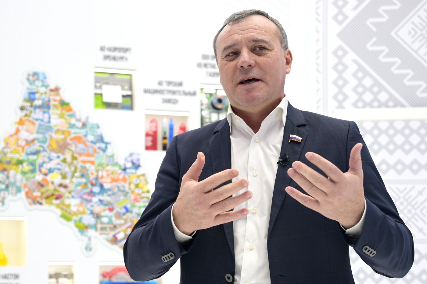 International RUSSIA EXPO forum and exhibition. Meeting with deputies