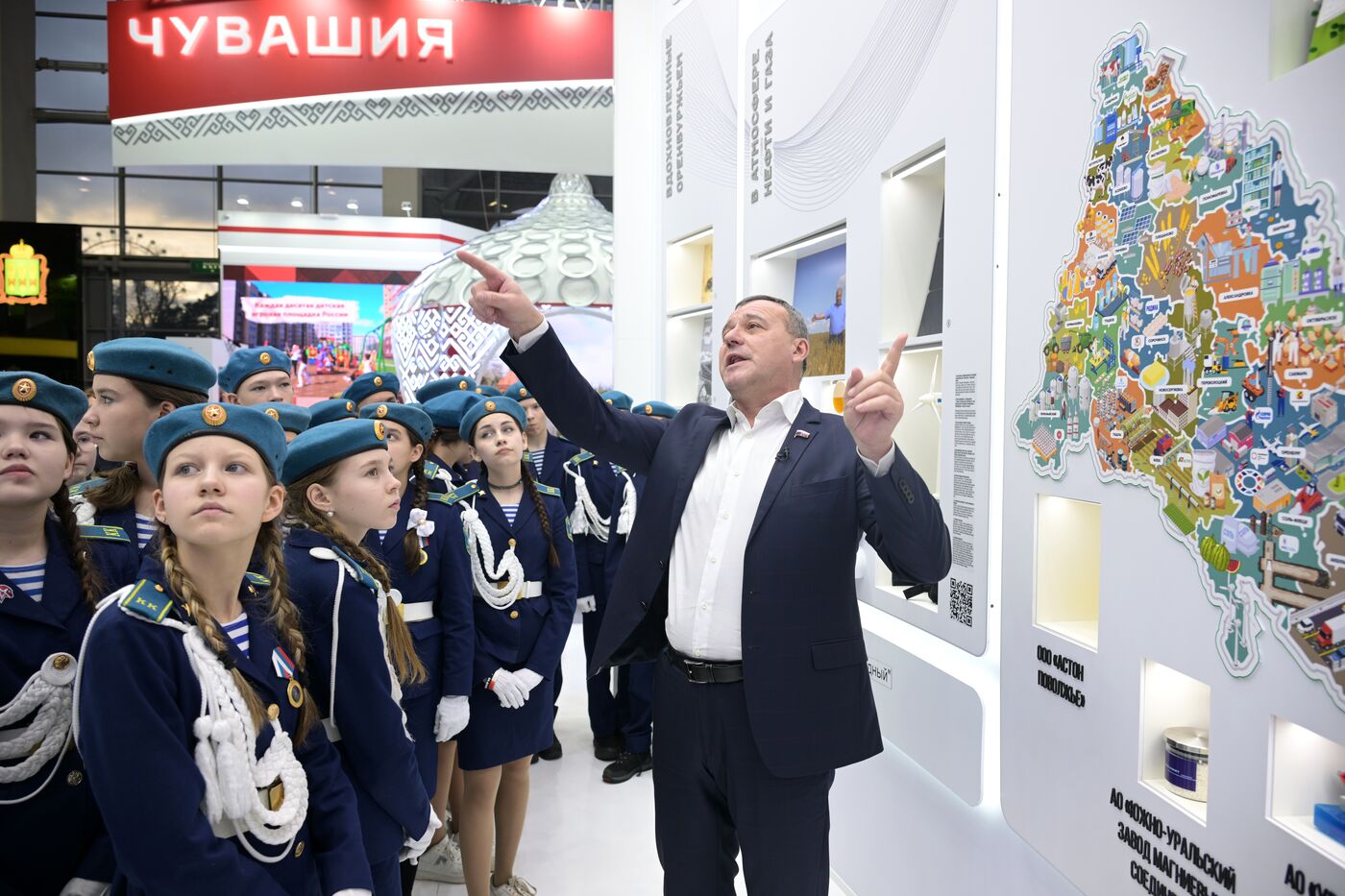 International RUSSIA EXPO forum and exhibition. Meeting with deputies