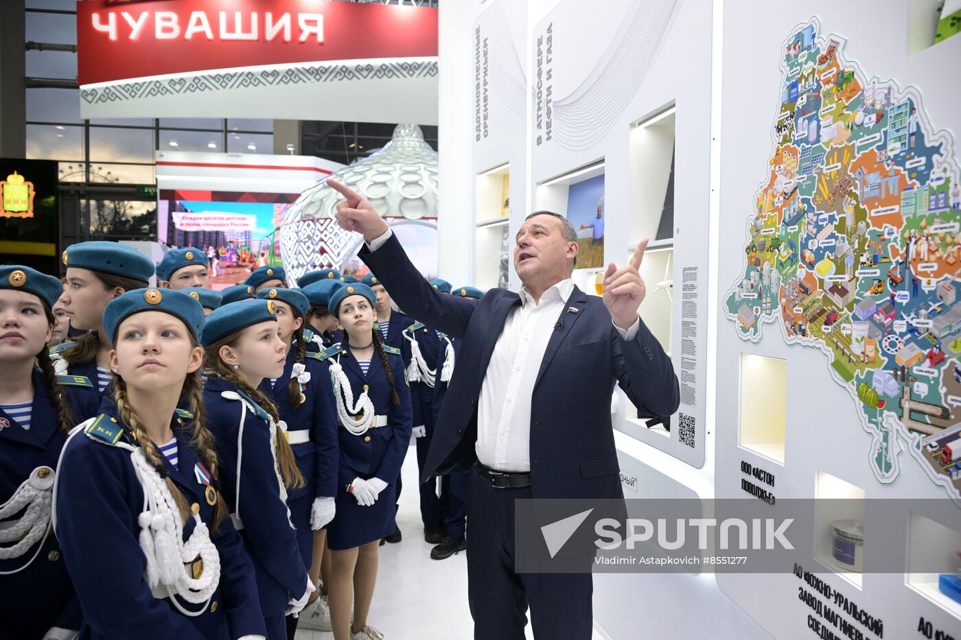 International RUSSIA EXPO forum and exhibition. Meeting with deputies