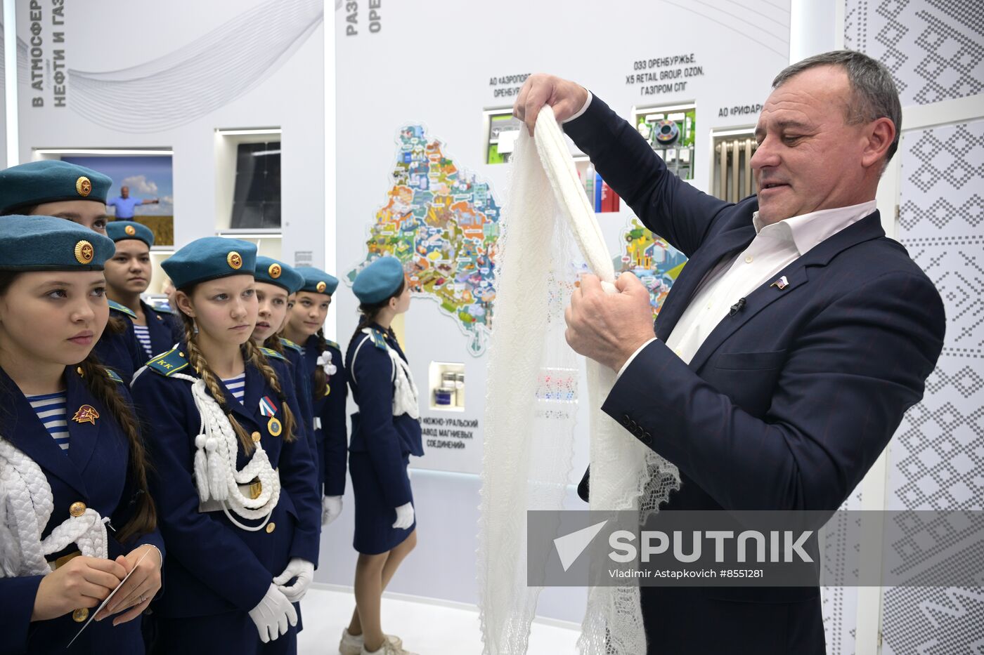 International RUSSIA EXPO forum and exhibition. Meeting with deputies