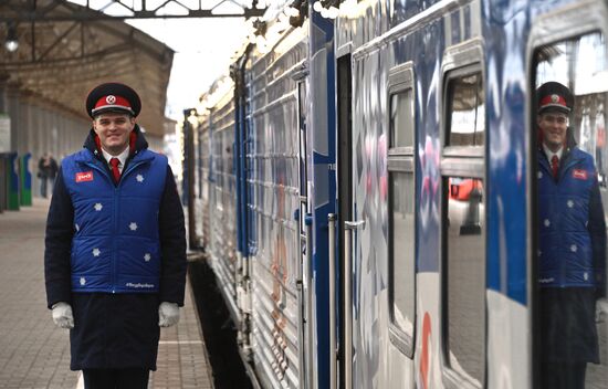 Russia New Year Season Father Frost