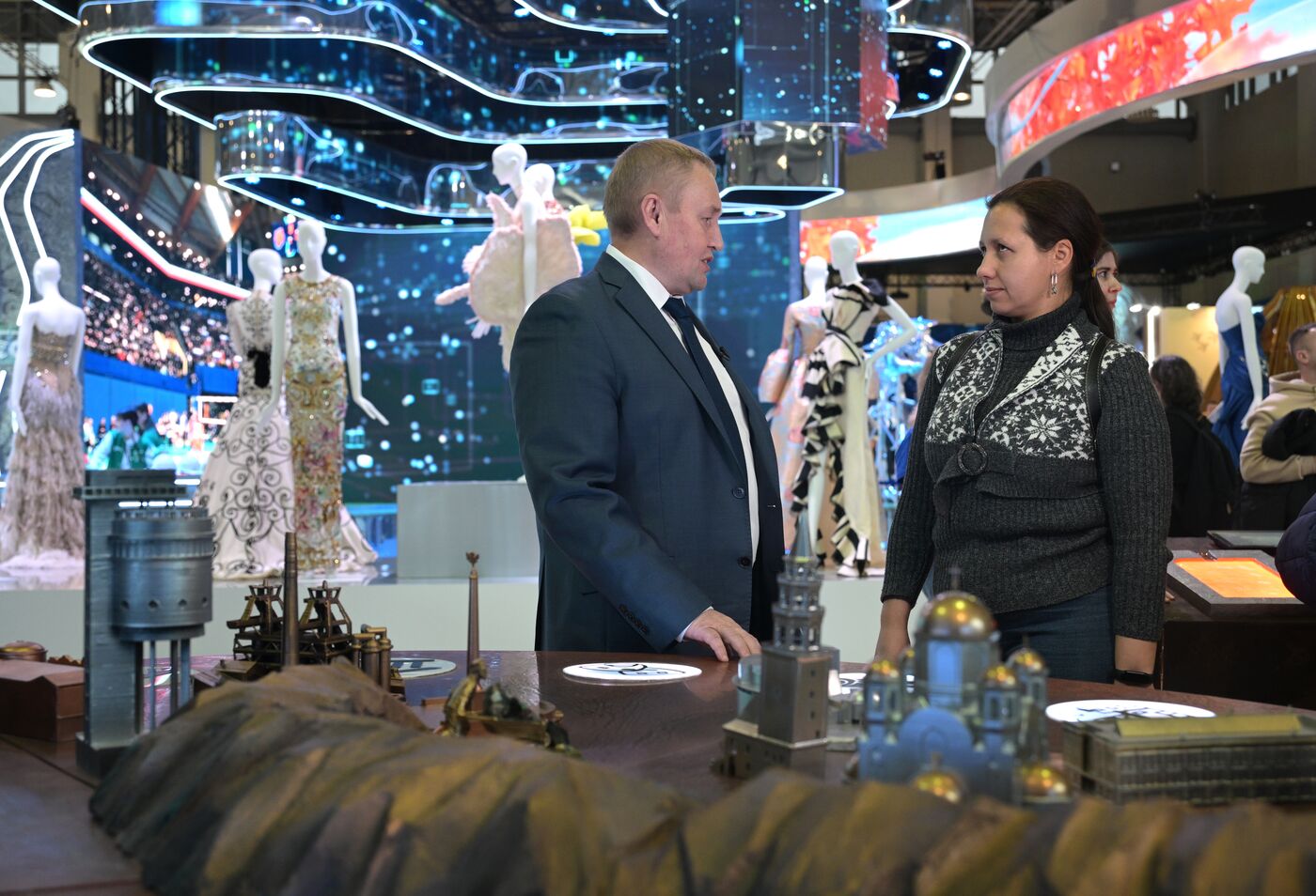 International RUSSIA EXPO forum and exhibition. Meeting with deputies