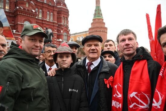Russia October Revolution Anniversary