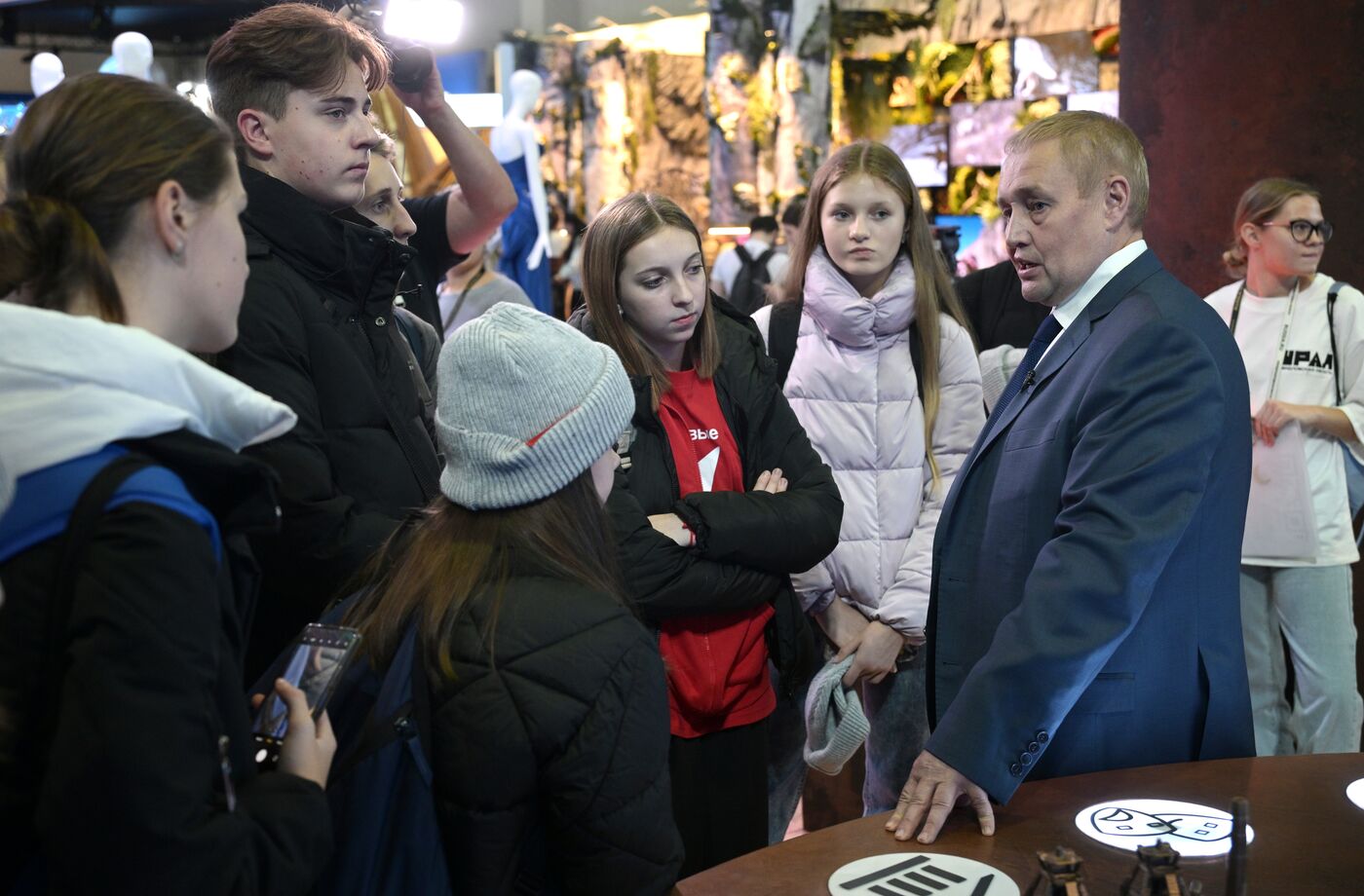 International RUSSIA EXPO forum and exhibition. Meeting with deputies