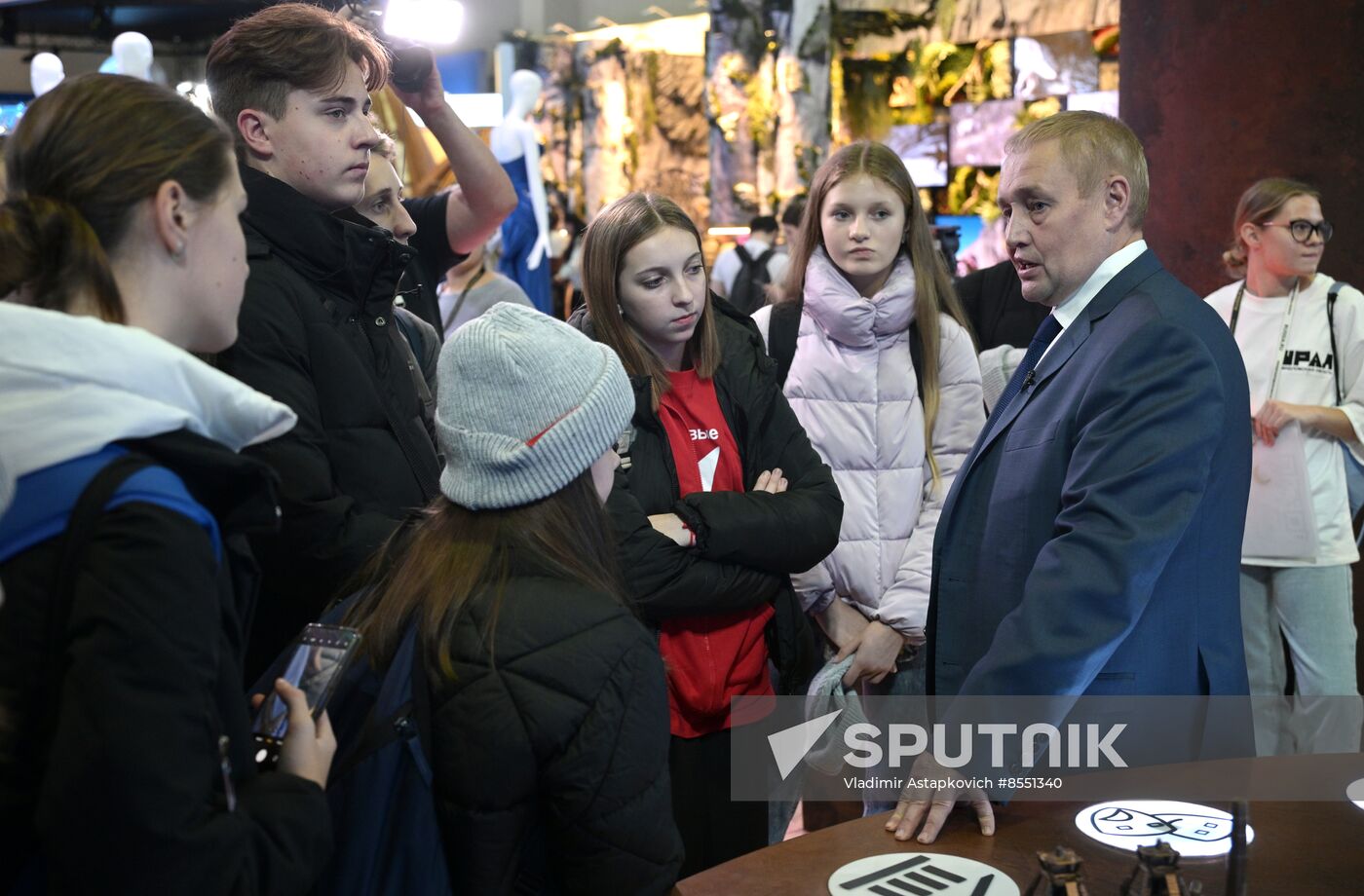 International RUSSIA EXPO forum and exhibition. Meeting with deputies