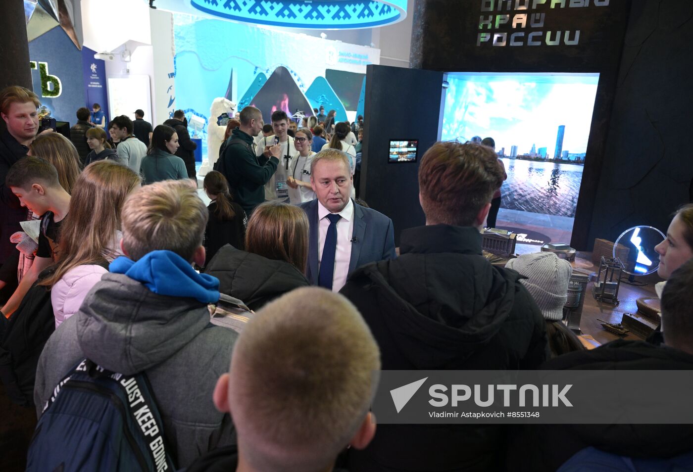 International RUSSIA EXPO forum and exhibition. Meeting with deputies