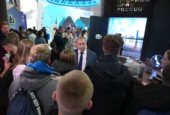 International RUSSIA EXPO forum and exhibition. Meeting with deputies