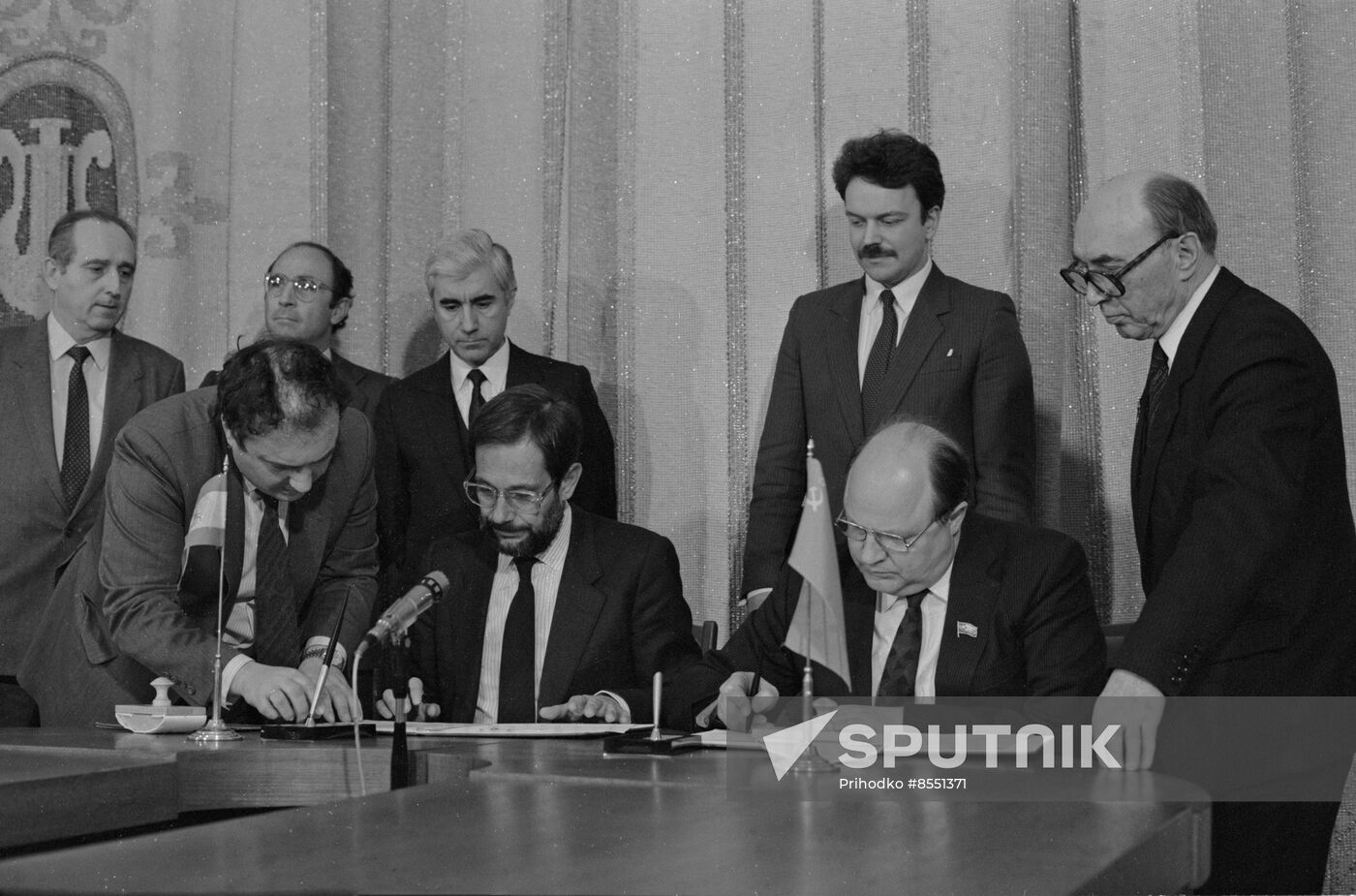 Italian delegation visits USSR