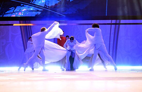 International RUSSIA EXPO forum and exhibition. Opening show of The First in Russia - Land of Opportunities exhibition