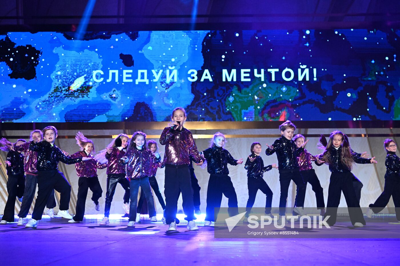 International RUSSIA EXPO forum and exhibition. Opening show of The First in Russia - Land of Opportunities exhibition