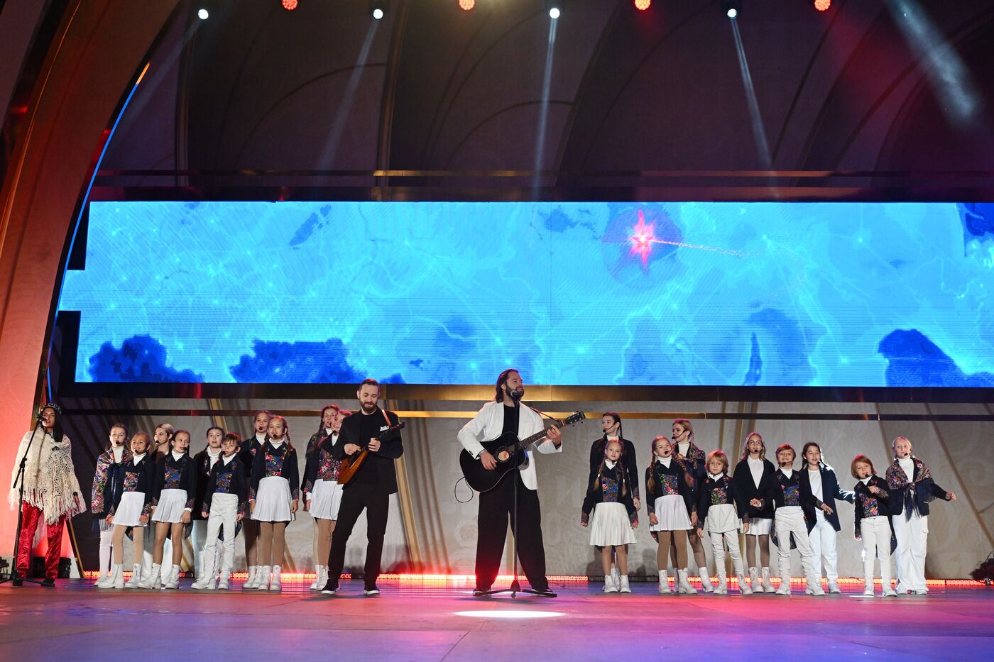 International RUSSIA EXPO forum and exhibition. Opening show of The First in Russia - Land of Opportunities exhibition