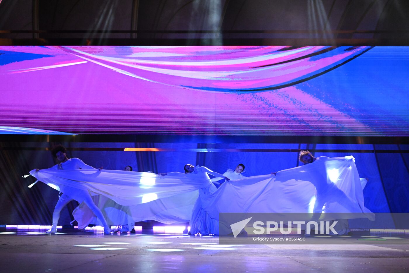 International RUSSIA EXPO forum and exhibition. Opening show of The First in Russia - Land of Opportunities exhibition