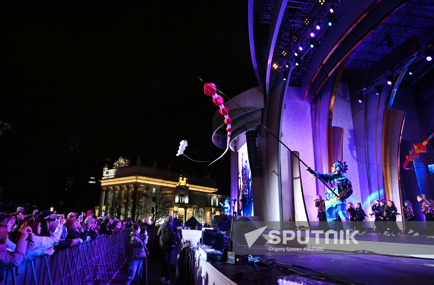 International RUSSIA EXPO forum and exhibition. Opening show of The First in Russia - Land of Opportunities exhibition