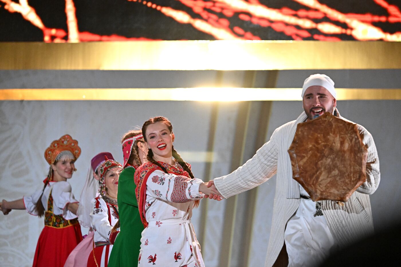 International RUSSIA EXPO forum and exhibition. Opening show of The First in Russia - Land of Opportunities exhibition