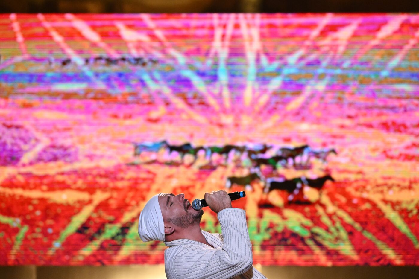 International RUSSIA EXPO forum and exhibition. Opening show of The First in Russia - Land of Opportunities exhibition