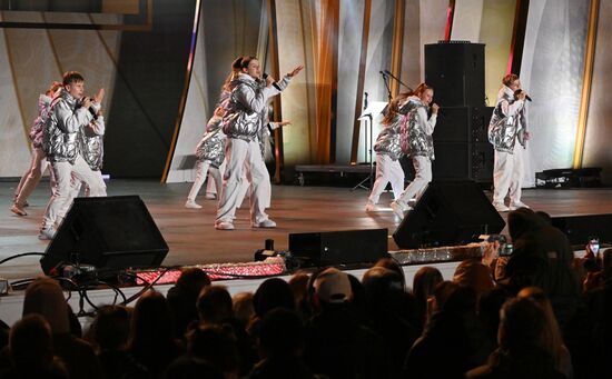 International RUSSIA EXPO forum and exhibition. Opening show of The First in Russia - Land of Opportunities exhibition