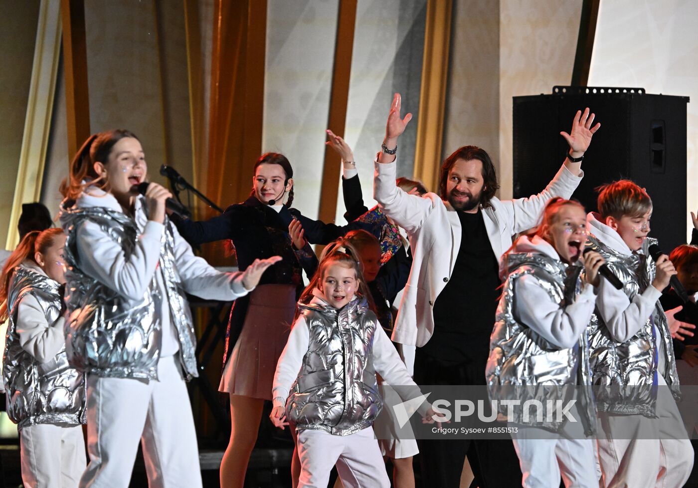 International RUSSIA EXPO forum and exhibition. Opening show of The First in Russia - Land of Opportunities exhibition