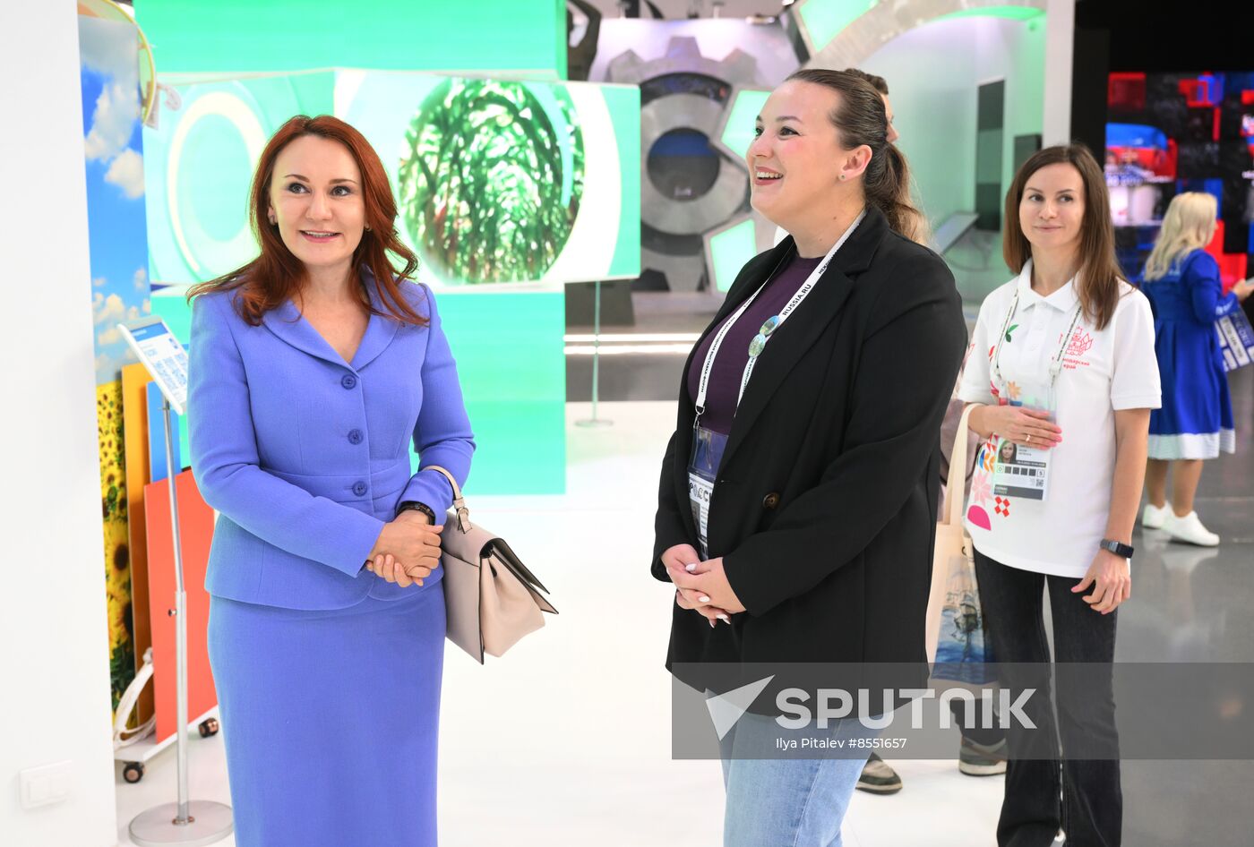 International RUSSIA EXPO forum and exhibition. Meeting with deputies